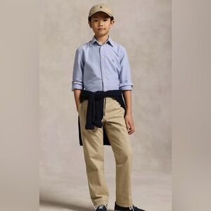 Ralph Lauren Boys The Iconic Oxford Blue Shirt. Size M (10-12)